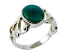 Silver Ring Turquoise Oval