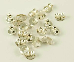 Silver Earring Backs 5 Pairs