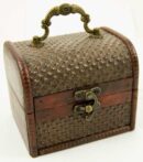Box Wooden Chest 12X10X10cm
