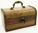 Box Wooden Chest 16X10X9cm