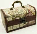 Box Wooden Chest 16X10X9cm