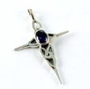 Pendant Silver Cross 40mm