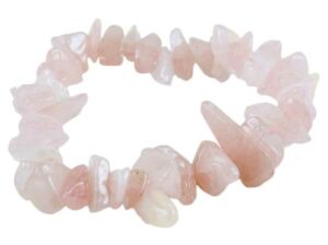 Bracelet Chip Rose Quartz Chunky