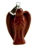 Pendant Angel Red Jasper