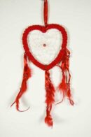 Dream Catcher Heart Red
