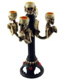 Candle Holder Skull H28xw14cm