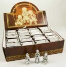 Monk Silver Colour In Gift Bag