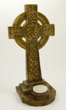 Candle Holder Celtic Cross T-Light