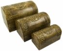 Box Chest Celtic Knot Set Of 3