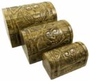 Box Chest Owl Set Of 3