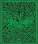 Bedspread Double Tree Of Life Green