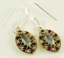 Silver Earring Moonstone