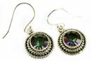 Silver Earring Mystic Circle