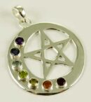Silver Pendant Chakra Circle