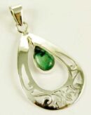 Silver Pendant Turquoise