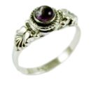 Silver Ring Amethyst Stone