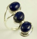 Silver Ring Lapiz Stone