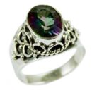 Silver Ring Mystic Quartz