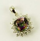 Silver Pendant Mystic Quartz