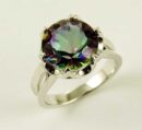 Silver Ring Mystic Quartz