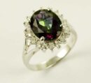 Silver Ring Mystic Quartz