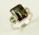 Silver Ring Mystic Quartz