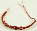 Bracelet Friendship Red Stones 6pcs