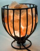 Salt Stones In Wire Basket