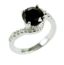 Silver Ring Circle Garnet