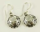 Silver Earring Circle