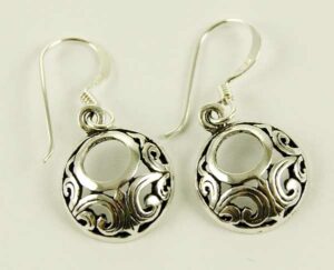 Silver Earring Circle