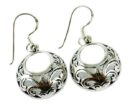 Silver Earring Circle