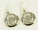 Silver Earring Heart