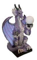 Dragon Lamp Purple. COLLECTION ONLY