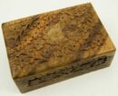 Box Wooden With Flowers