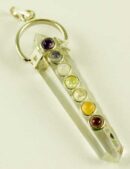 Pendant Clear Quartz Chakra L4.5cm