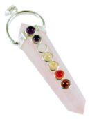 Pendant Rose Quartz Chakra L4.5cm