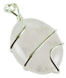 Pendant Stone Cabochon Rose Quartz
