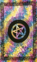 Bedspread Single Pentagram Multi Colour