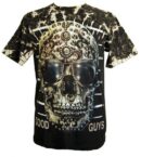 T-Shirt XL Skull Studded