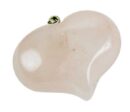 Pendant Heart Rose Quartz 25mm