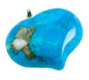 Pendant Heart Turquoise Howlite 25mm