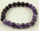 Power Bracelet Amethyst Beads