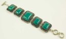 Bracelet Pewter And Turquoise