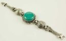 Bracelet Pewter And Turquoise