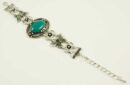 Bracelet Pewter And Turquoise