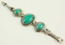Bracelet Pewter And Turquoise
