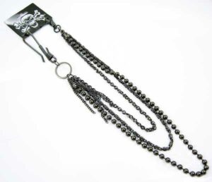 Key Chain Black With Hook
