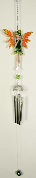 Wind Chime Fairy Green