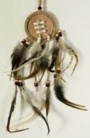 Dream Catcher Keyring Natural
